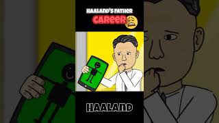 ❌😰career ended abruptly father Erling Haaland football animation haaland [upl. by Yrannav]