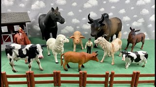 Wild Animals Attacks Farm Animals Compilation  Lion Fox Tiger Cows Bison Sheep Goat Elephant [upl. by Nnaesor]