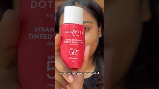 Tinted Sunscreen Review dotnkey sunscreen skincare review tintedsunscreen [upl. by Atiner]