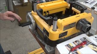 01 Shelix Dewalt 735 Planer Upgrade [upl. by Ovatsug]