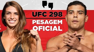 AO VIVO PESAGEM OFICIAL DO UFC 298 [upl. by Mimajneb]