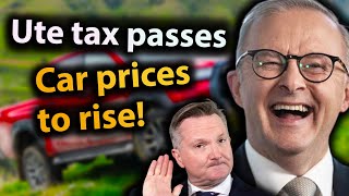 Ute tax becomes law Car prices set to rise [upl. by Bobby245]