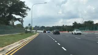 Lornie Highway from THOMSON road to ADAM road in Singapore Video taken on 28 Oct 2018 [upl. by Iolanthe]