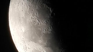 Telescopio Astronómico F70076 Luna Desde ibague  Colombia [upl. by Schnell441]