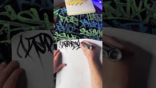 How to Graffiti amp Tag Names LIVE on TikTok graffiti handstyles ✍🏻  32223 [upl. by Isabelle]