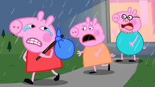 Peppa Runs Away From Home The Birthday Terrible  Peppa Pig Funny Animation [upl. by Narhet]