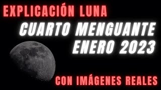 ▶ EXPLICACIÓN ASTROLOGÍA LUNA EN EL CUARTO MENGUANTE ENERO 2023 ✅ DÍA HORA CONSTELACIÓN SIGNO 2023 [upl. by Tenner]