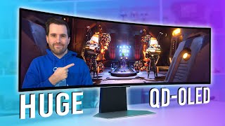 49Inches of 240Hz QDOLED  Samsung Odyssey OLED G9 Review [upl. by Cranford]