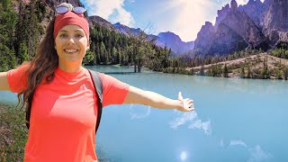 Geheimnisvoller Bergsee in den Dolomiten Wanderung in Gröden Val Gardena in Südtirol [upl. by Imiaj]