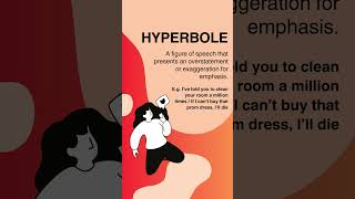 What is a Hyperbole in English Literature 🤔 hyperbole figureofspeech [upl. by Flatto333]