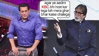 Amitabh Bachchan Gets SCARED Of Salman Khan Replacing Him As KBC Host After 10 Ka Dum success [upl. by Mintun]