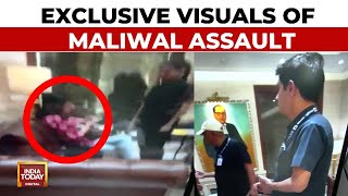 Swati Maliwal Assault Video Goes Viral  Exclusive Visuals Of Brutal Assault On Swati Maliwal [upl. by Libre]