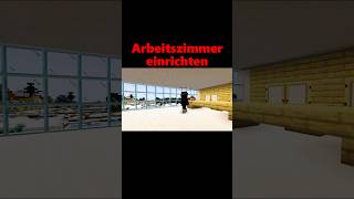 Ein Arbeitszimmer in MINECRAFT einrichten gaming minecraft minecraftbuilding timelapse [upl. by Heddie318]