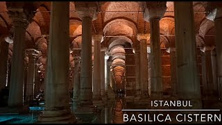 Turkey  Basilica Cistern Underground water cistern in Istanbul [upl. by Nylehtak]