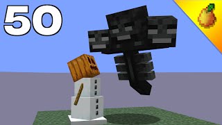 119 Skyblock Snow Golem Sacrifice For Wither Roses Episode 50 [upl. by Dranal]