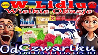 Lidl Nowa Gazetka Promocyjna Oszczędzaj z Lidlem Od 03102024 W Lidlu Się Opłaca Oferta Spożywcza [upl. by Enilecram]