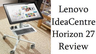 Lenovo IdeaCentre Horizon 27 Hands On Review And Features [upl. by Rollecnahc]