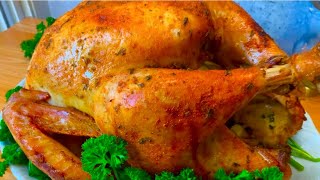 Como hacer un Rico Pavo al horno Jugoso fácil y Dorado How to Make Turkey [upl. by Pru]