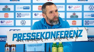 Chemnitzer FC  Pressekonferenz nach dem Heimspiel gegen den Berliner AK [upl. by Htieh114]