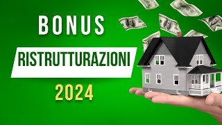 Bonus Ristrutturazione 2024 [upl. by Willy]