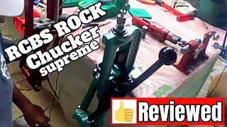 Review Of The Rcbs Rock Chucker Supreme Reloading Press Is It Worth It [upl. by Koffman]