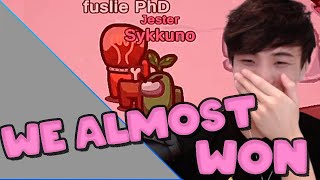 WE ALMOST WON ft Sykkuno Fuslie Valkyrae Ludwig xChocoBars [upl. by Fillender]