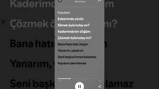 Mark Eliyahu  Derinlerde  Speedup  Lyrics  spotify keşfet tiktok [upl. by Nedaj885]