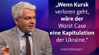 Militärexperte Carlo Masala über die KurskOffensive und die Lage in der Ukraine  maischberger [upl. by Nitsreik]