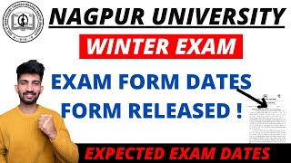 RTMNU Winter Exam 2023 Exam Form Released  Nagpur University Winter Exam Dates 2023 [upl. by Nyahs111]