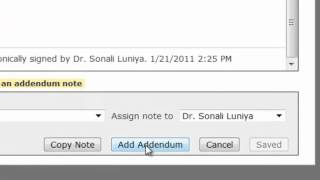 Sign and add addendum to a visit note [upl. by Ettolrahc]
