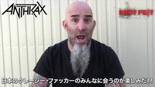 KNOTFEST JAPAN 2016  ANTHRAX コメント [upl. by Stanwin]