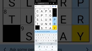 Speedsolving the NY Times Mini Crossword 11 Aug 24 wordpuzzle puzzle crosswordpuzzle [upl. by Enigroeg730]