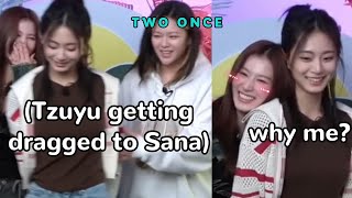 Sana being so clingy that members couldnt handle her anymore 😂 [upl. by Annawat495]