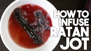 How to infuse RATAN JOT  Red colouring for curries  Kravings [upl. by Ongun]