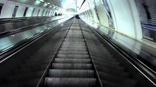 Náměstí Míru Escalator  Prague [upl. by Mag]