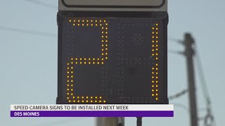 Speed camera signs to be installed in Des Moines next week [upl. by Henrieta933]