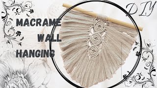 Macrame wall hangingmacrame DIY Macrame for BeginnersWall hanging [upl. by Eisenhart]