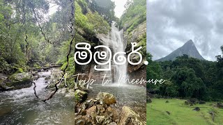 A Trip to Meemure  මීමුරේ ගමන 🏔️🌿 [upl. by Rehpotsirk403]