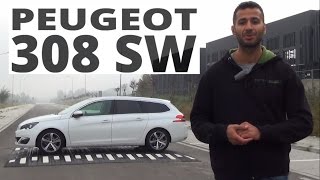 Peugeot 308 SW 12 PureTech 130 KM 2014  test AutoCentrumpl 135 [upl. by Nitsyrc]