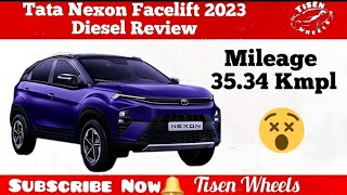 Tata Nexon Facelift 2023 Diesel [upl. by Lanoil437]