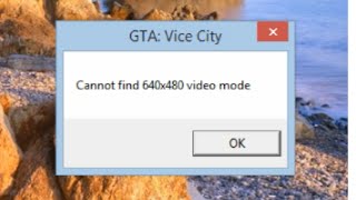 how to fix cannot find 640x480 video mode in Gta 3 [upl. by Hgielrak416]