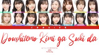 AKB48  Doushitemo Kimi ga Suki da どうしても君が好きだ KanRomEng Color Coded Lyrics [upl. by Obaza]