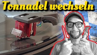 🛠️ HOW TO Tonabnehmer RICHTIG wechseln beim Plattenspieler howto reparieren [upl. by Ahtreb587]