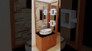 2024 Latest Modern Wash Basin Cabinet Design Kerala Home interior [upl. by Hardner686]