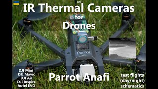 🇺🇦 DIY Thermal Cameras for Drones  DJI Parrot   flights daynight schematics InfiRay P2 Pro [upl. by Romina]