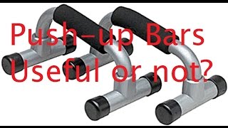 Pushup bars Useful [upl. by Esom]