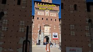 Sforza Castle of Milan Italy travel milan tour italy shorts viralshort [upl. by Caitrin]