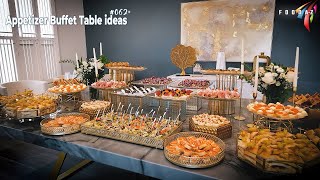 Catering Food Ideas  Buffet Table Decorating  Wedding Buffet Table 62 Finger Food Ideas For Party [upl. by Audette]