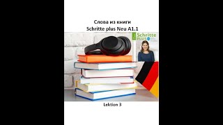 Слова из книги Schritte plus Neu A11 Lektion 3  Слушаем и учим по лекциям [upl. by Ahsimrac]