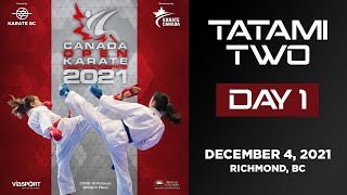 2021 Canada Open Karate Championships  DAY 1  Tatami 2 December 4 2021 [upl. by Medrek13]